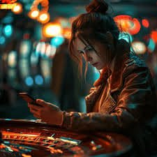 Player browsing fg7777 slot games on a smartphone screen